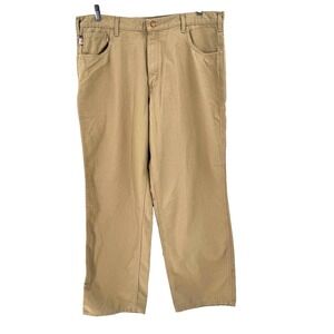 NEW Carhartt FR Canvas Pants Men's 40X32 Tan FRB159 Cat 2 Flame Workwear Welder